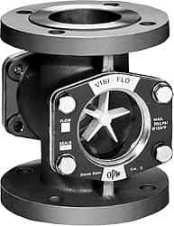 OPW Engineered Systems - 2 Inch, Stainless Steel, Visi-Flo Sight Flow Indicator - 150 Max psi, 7 Inch Overall Length - Best Tool & Supply