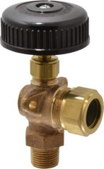 Conbraco - 350 psi Working Pressure, 125 Max psi, Bronze Liquid Level Gage Glass - 350°F Max Operating Temp, 3/8 Inch Thread, EPDM Seal - Best Tool & Supply