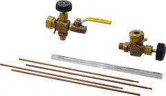 Conbraco - 400 psi Working Pressure, 250 Max psi, Bronze Liquid Level Gage Glass - 400°F Max Operating Temp, 1/2 Inch Thread, PTFE Seal - Best Tool & Supply