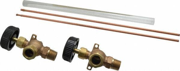 Conbraco - 400 psi Working Pressure, 200 Max psi, Bronze Liquid Level Gage Glass - 400°F Max Operating Temp, 1/2 Inch Thread, EPDM Seal - Best Tool & Supply