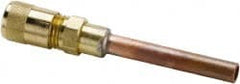 Parker - 500 Max psi, 3/16 Tube Outside Diameter, Extended Copper Tube Access Valve - Best Tool & Supply