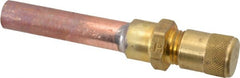 Parker - 500 Max psi, 3/8 Tube Outside Diameter, Extended Copper Tube Access Valve - Best Tool & Supply