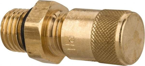 Parker - 500 Max psi, 1/4 Tube OD, Access Valve Assembly Access Valve - Brass - Best Tool & Supply