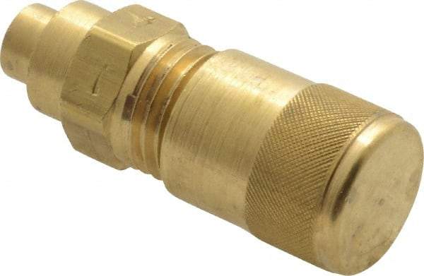 Parker - 500 Max psi, 3/16-3/8 Tube OD, 3 Way Solder Connector Access Valve - Brass - Best Tool & Supply