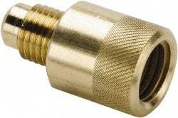 Parker - 1/4" Tube OD Access Valve Refrigerant Adapter - For Parker Brass Access Valves - Best Tool & Supply