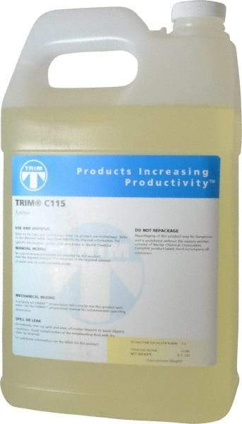 Master Fluid Solutions - Trim C115, 1 Gal Bottle Grinding Fluid - Synthetic, For Machining - Best Tool & Supply