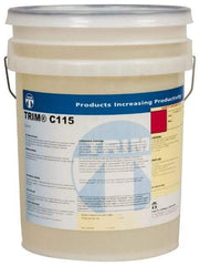 Master Fluid Solutions - Trim C115, 5 Gal Pail Grinding Fluid - Synthetic, For Machining - Best Tool & Supply