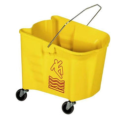 Continental - 26 Qt Plastic Bucket - Yellow - Best Tool & Supply