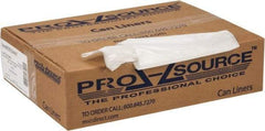 PRO-SOURCE - 0.6 mil Thick, Household/Office Trash Bags - 30" Wide x 36" High, Clear - Best Tool & Supply