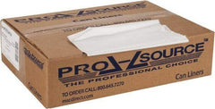 PRO-SOURCE - 0.6 mil Thick, Household/Office Trash Bags - 33" Wide x 39" High, Clear - Best Tool & Supply