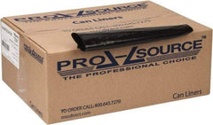 PRO-SOURCE - 1.5 mil Thick, Heavy-Duty Trash Bags - 38" Wide x 58" High, Black - Best Tool & Supply