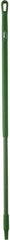 Vikan - 51 x 1-1/4" Fiberglass Squeegee Handle - European Threaded Connection, Green - Best Tool & Supply