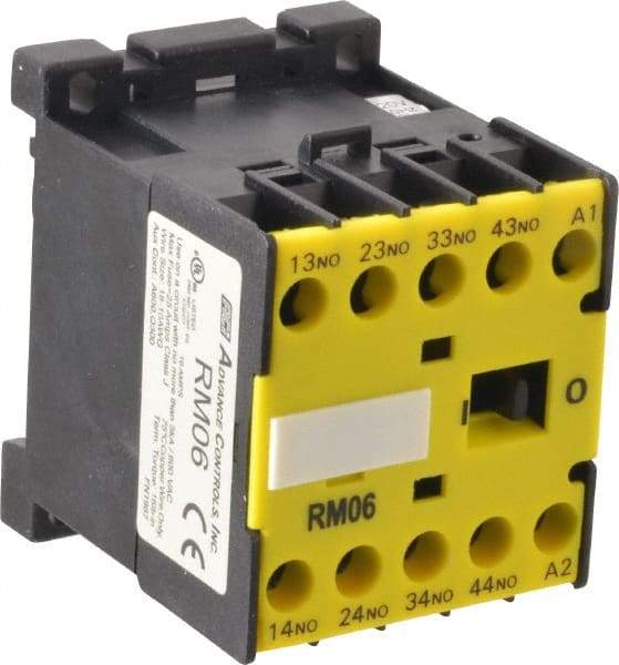 ACI - 4 Pole, 4NO, 120 VAC Control Relay - 16 Amps, 600 VAC - Best Tool & Supply