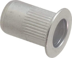 RivetKing - 0.02 to 0.13" Grip, Aluminum Standard Rivet Nut - Uncoated, Countersunk Head - Best Tool & Supply