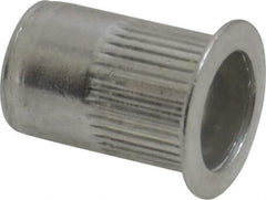 RivetKing - 0.02 to 0.13" Grip, Aluminum Standard Rivet Nut - Uncoated, Countersunk Head - Best Tool & Supply