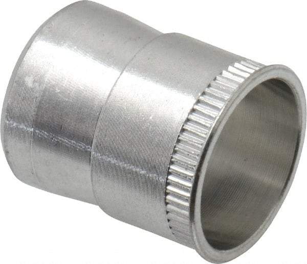 RivetKing - 5/16-18 UNC, Uncoated, Aluminum Knurled Rivet Nut Inserts - 0.531" to 0.536" Grip, 1/2" Drill Size - Best Tool & Supply