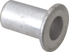 RivetKing - 5/16-18, 0.03 to 0.125" Grip, Aluminum Standard Rivet Nut - Uncoated, Drill Size Letter Z, Round Head - Best Tool & Supply