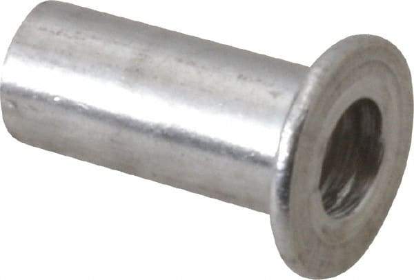 RivetKing - #8-32, 0.12 to 0.16" Grip, #2, Aluminum Standard Rivet Nut - Uncoated, Round Head - Best Tool & Supply