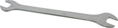 Facom - 14mm x 15mm Standard Extra Thin Open End Wrench - 8-17/64" OAL, Double End, Satin Finish, 15° Head Angle - Best Tool & Supply