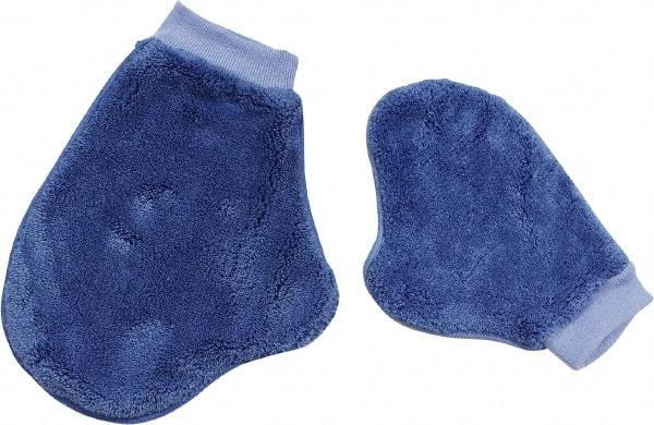 PRO-SOURCE - 9-1/2" Long Microfiber Cleaning & Dusting Mitt - Blue, for Dusting - Best Tool & Supply