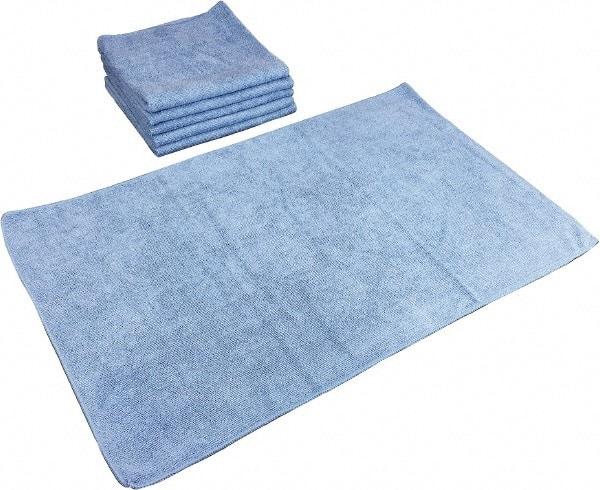 PRO-SOURCE - Reusable Microfiber Wipes - Packet, 16" x 27" Sheet Size, Blue - Best Tool & Supply