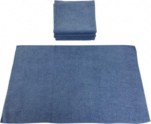 PRO-SOURCE - Reusable Microfiber Wipes - Packet, 16" x 24" Sheet Size, Blue - Best Tool & Supply