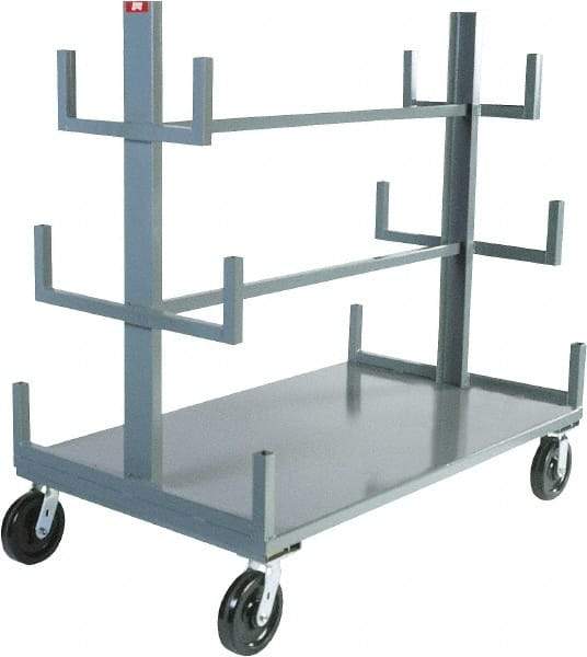 Jamco - 4,000 Lb Capacity Steel Bar & Pipe Truck - 36" OAW - Best Tool & Supply