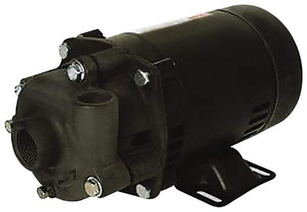 Pentair - ODP Motor, 115/208-230 Volt, 1 Phase, 3/4 HP, Cast Iron Straight Pump - 1 Inch Inlet, 3/4 Inch Outlet, 55 Max Head psi, Bronze Impeller, Cast Iron Shaft, Buna-N Seal, 55 Ft. Shut Off - Best Tool & Supply