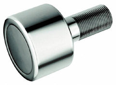 Accurate Bushing - 1-3/4" Roller Diam x 1-3/16" Width, 3/4" Stud Diam x 1-3/4" Length, Plain Load Roller - Steel, 7/8" Thread Length, 3/4-16 Thread, 2,520 Lb Dynamic Cap, 1,370 Lb Static Cap - Best Tool & Supply