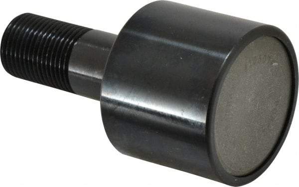 Accurate Bushing - 2" Roller Diam x 1-11/16" Width, 7/8" Stud Diam x 2" Length, Plain Load Roller - Steel, 1-1/8" Thread Length, 7/8-14 Thread, 3,490 Lb Dynamic Cap, 2,000 Lb Static Cap - Best Tool & Supply