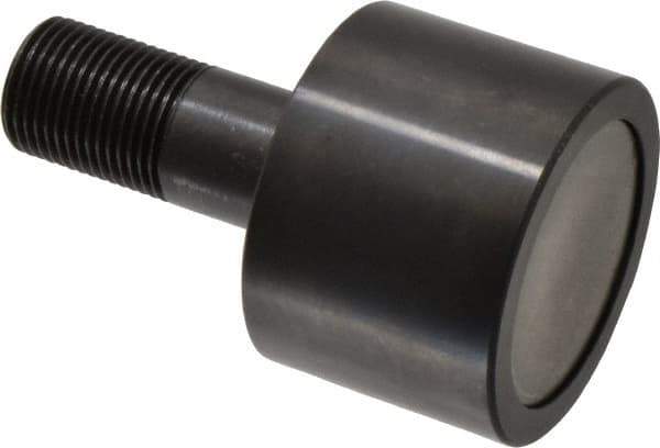 Accurate Bushing - 2-1/4" Roller Diam x 1-11/16" Width, 7/8" Stud Diam x 2" Length, Plain Load Roller - Steel, 1-1/8" Thread Length, 7/8-14 Thread, 3,490 Lb Dynamic Cap, 2,000 Lb Static Cap - Best Tool & Supply