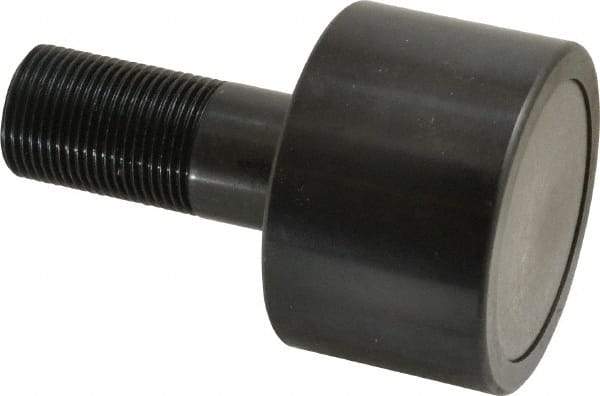 Accurate Bushing - 2-1/2" Roller Diam x 1-11/16" Width, 1" Stud Diam x 2-1/4" Length, Plain Load Roller - Steel, 1-1/2" Thread Length, 1-14 Thread, 5,120 Lb Dynamic Cap, 3,120 Lb Static Cap - Best Tool & Supply