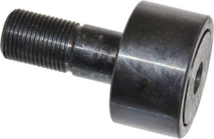 Made in USA - 1-3/4" Roller Diam x 1" Width, 3/4" Stud Diam x 1-3/4" Length, Stud Cam Follower - Steel, 7/8" Thread Length, 3/4-16 Thread, 5,108 Lb Dynamic Cap - Best Tool & Supply