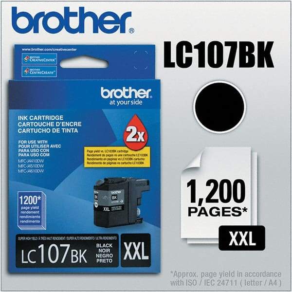 Brother - Black Ink Cartridge - Use with Brother MFC-J4310DW, J4410DW, J4510DW, J4610DW, J4710DW - Best Tool & Supply