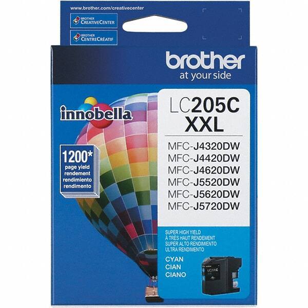 Brother - Cyan Ink Cartridge - Use with Brother MFC-J4320DW, J4420DW, J4620DW, J5520DW, J5620DW, J5720DW - Best Tool & Supply