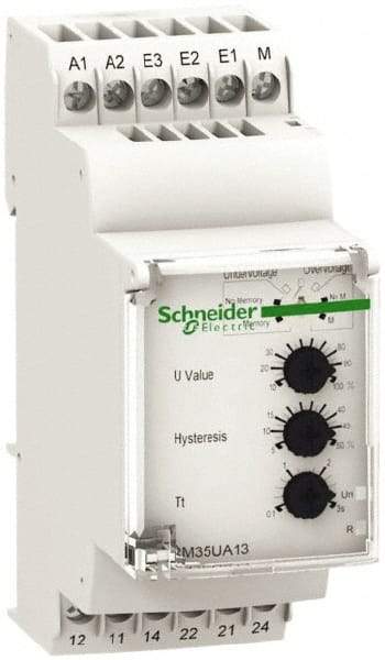 Schneider Electric - 2NO/2NC, 24-240 VAC/DC Control Relay - DIN Rail Mount - Best Tool & Supply