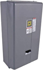 Square D - 208 Coil VAC at 60 Hz, 90 Amp, NEMA Size 3, Nonreversible Enclosed Enclosure NEMA Motor Starter - 3 Phase hp: 25 at 200 VAC, 30 at 230 VAC, 50 at 460 VAC, 50 at 575 VAC, 1 Enclosure Rating - Best Tool & Supply