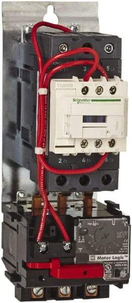 Schneider Electric - 120 Coil VAC, 45 Amp, NEMA Size 2, Nonreversible Open Enclosure NEMA Motor Starter - 3 Phase hp: 10 at 200 VAC, 15 at 230 VAC, 25 at 460 VAC, 25 at 575 VAC - Best Tool & Supply