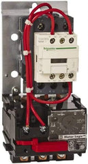 Schneider Electric - 120 Coil VAC, 9 Amp, Nonreversible Open Enclosure NEMA Motor Starter - 3 Phase hp: 1-1/2 at 200 VAC, 1-1/2 at 230 VAC, 2 at 460 VAC, 2 at 575 VAC - Best Tool & Supply