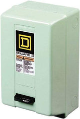 Square D - 3 Pole, 220 Coil VAC at 50 Hz, 240 Coil VAC at 60 Hz, 90 Amp NEMA Contactor - NEMA 1 Enclosure, 50 Hz at 220 VAC and 60 Hz at 240 VAC - Best Tool & Supply