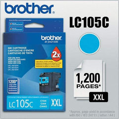 Brother - Cyan Ink Cartridge - Use with Brother MFC-J4310DW, J4410DW, J4510DW, J4610DW, J4710DW, J6520DW, J6720DW, J6920DW - Best Tool & Supply