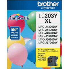 Brother - Yellow Ink Cartridge - Use with Brother MFC-J460DW, J480DW, J485DW, J680DW, J880DW, J885DW, J4320DW, J4420DW, J4620DW, J5520DW, J5620DW, J5720DW - Best Tool & Supply