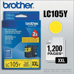 Brother - Yellow Ink Cartridge - Use with Brother MFC-J4310DW, J4410DW, J4510DW, J4610DW, J4710DW, J6520DW, J6720DW, J6920DW - Best Tool & Supply