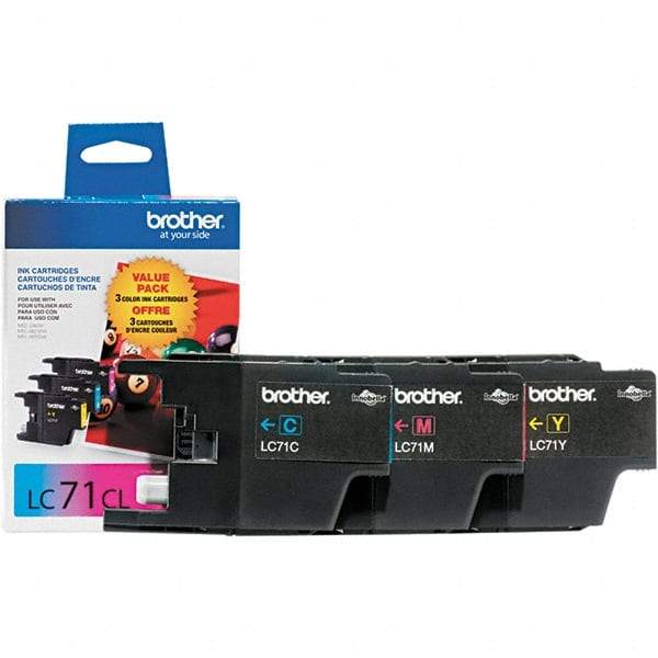 Brother - Cyan, Magenta & Yellow Ink Cartridge - Use with Brother MFC-J280W, J425W, J430W, J435W, J625DW, J825DW, J835DW - Best Tool & Supply