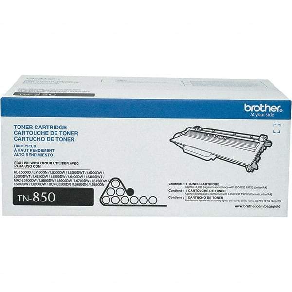 Brother - Black Toner Cartridge - Use with Brother DCP-L5500DN, L5600DN, L5650DN, HL-L5000D, L5100DN, L5200DW, L5200DWT, L6200DW, L6200DWT, L6250DW, L6300DW, L6400DW - Best Tool & Supply