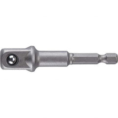 Irwin - Power & Impact Screwdriver Bits & Holders Bit Type: Socket Adapter Hex Size (Inch): 1/4 - Best Tool & Supply