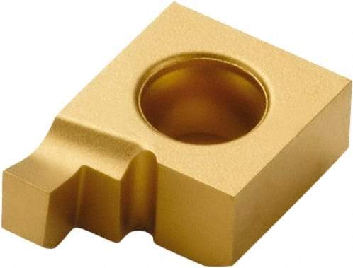 Seco - 92659NR FG Grade CP500, 2.65mm Cutting Width Carbide Grooving Insert - 2.65mm Max Depth of Cut, Right Hand, TiAlN/TiN Finish - Best Tool & Supply