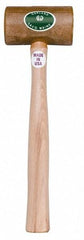 Garland - 3/4 Lb Head Weighted Rawhide Hammer - 10" Long Wood Handle - Best Tool & Supply