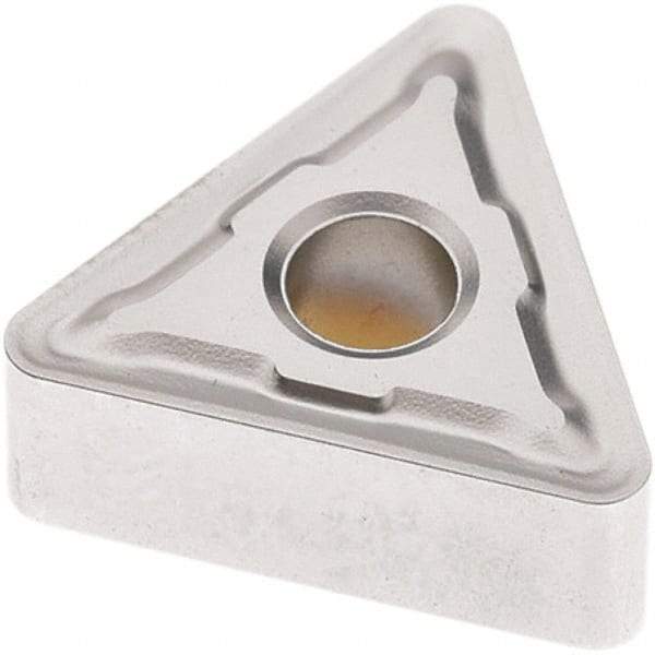 Seco - TNMG434 M5 Grade TP1501 Carbide Turning Insert - Al2O3 Finish, 60° Triangle, 1/2" Inscr Circle, 3/16" Thick, 1/16" Corner Radius - Best Tool & Supply