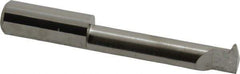 Accupro - 1-1/2" Cutting Depth, 10 Max TPI, 0.36" Diam, Acme Internal Thread, Solid Carbide, Single Point Threading Tool - Bright Finish, 2-1/2" OAL, 3/8" Shank Diam, 0.085" Projection from Edge, 29° Profile Angle - Exact Industrial Supply